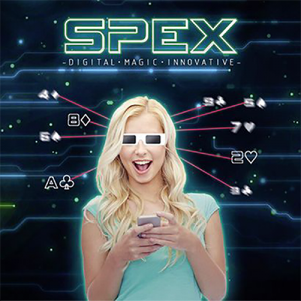 SPEX GLASSES (8 of Diamonds Version) by Magic Drea...