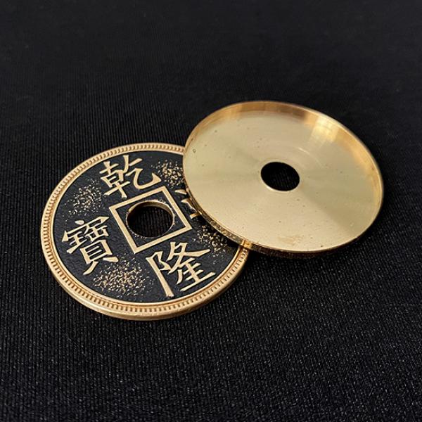 Expanded Shell Chinese Palace Coin (Morgan Size, Brass)