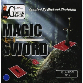 Magic Sword Card (Blue) by Mickael Chatelain