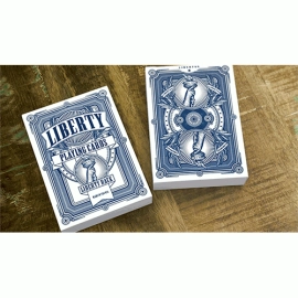 Mazzo di carte Liberty Playing Cards (Blue) by Jackson Robinson and Gamblers Warehouse