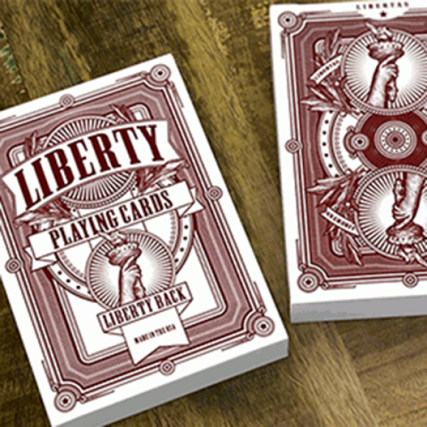 Mazzo di carte Liberty Playing Cards (Red) by Jack...