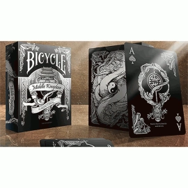 Mazzo di carte Bicycle Middle Kingdom (Black)  Playing Cards Printed by US Playing Card Co