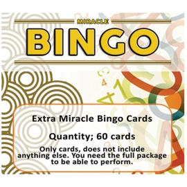 Extra Cards (60 cards) for Miracle Bingo by Doruk Ulgen