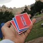 Jerry Nugget Cardistry Trainers (Red Double Backer) by Magic Encarta - Set di 5 pezzi