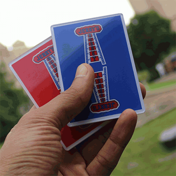 Jerry Nugget Cardistry Trainers (Blue Double Backer) by Magic Encarta - 1 unit