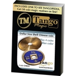 Dollar Size Shell Chinese Coin (Blue) by Tango Magic (CH025)