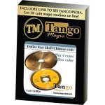Dollar Size Shell Chinese Coin (Giallo) by Tango Magic 