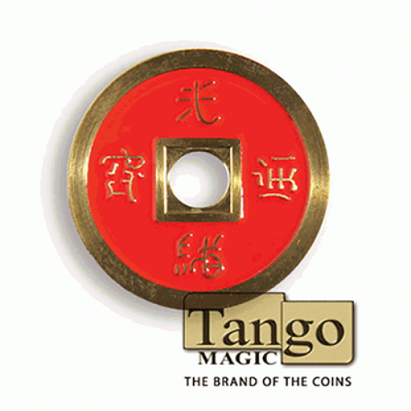 Dollar Size Chinese Coin (Red) by Tango