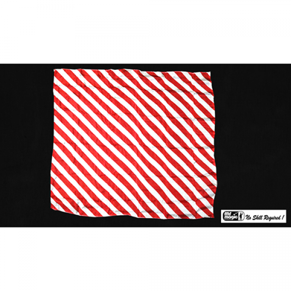 Production Hanky Zebra Red and White (53cm x 53cm)...