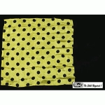 Polka Dot Hanky, Nero su Giallo (55cm x 55cm) by Mr. Magic