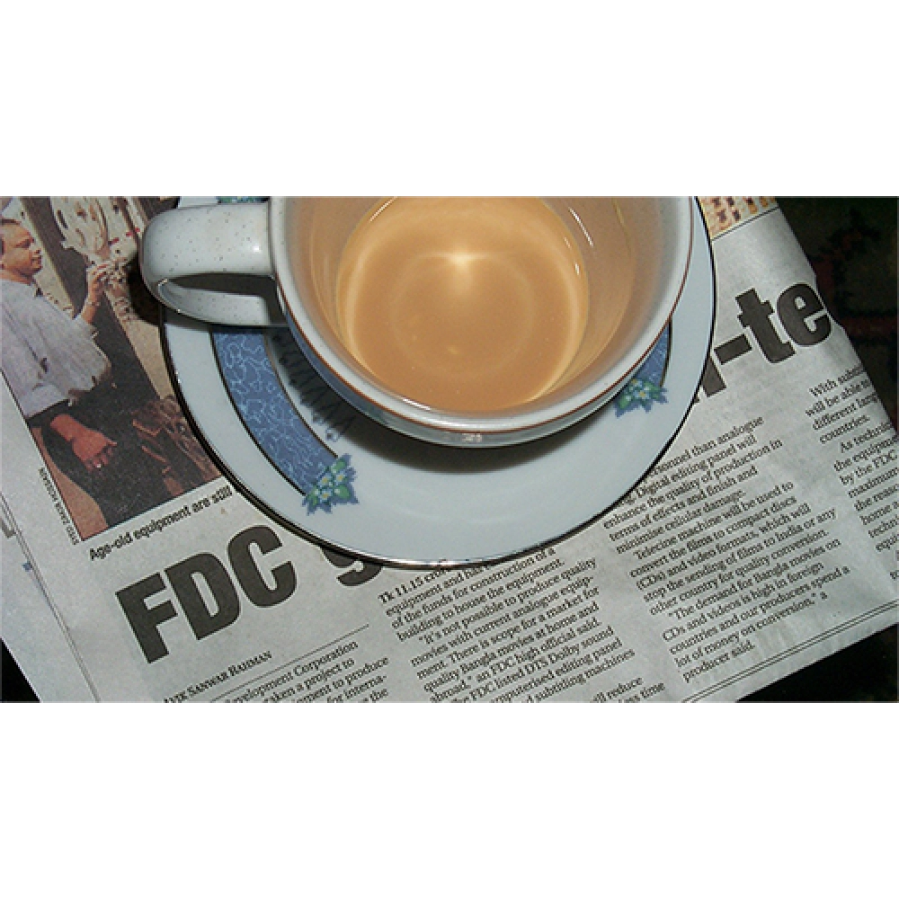 Torn and Restored Water in the Newspaper Gimmick