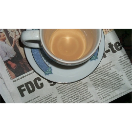 Torn and Restored Water in the Newspaper Gimmick