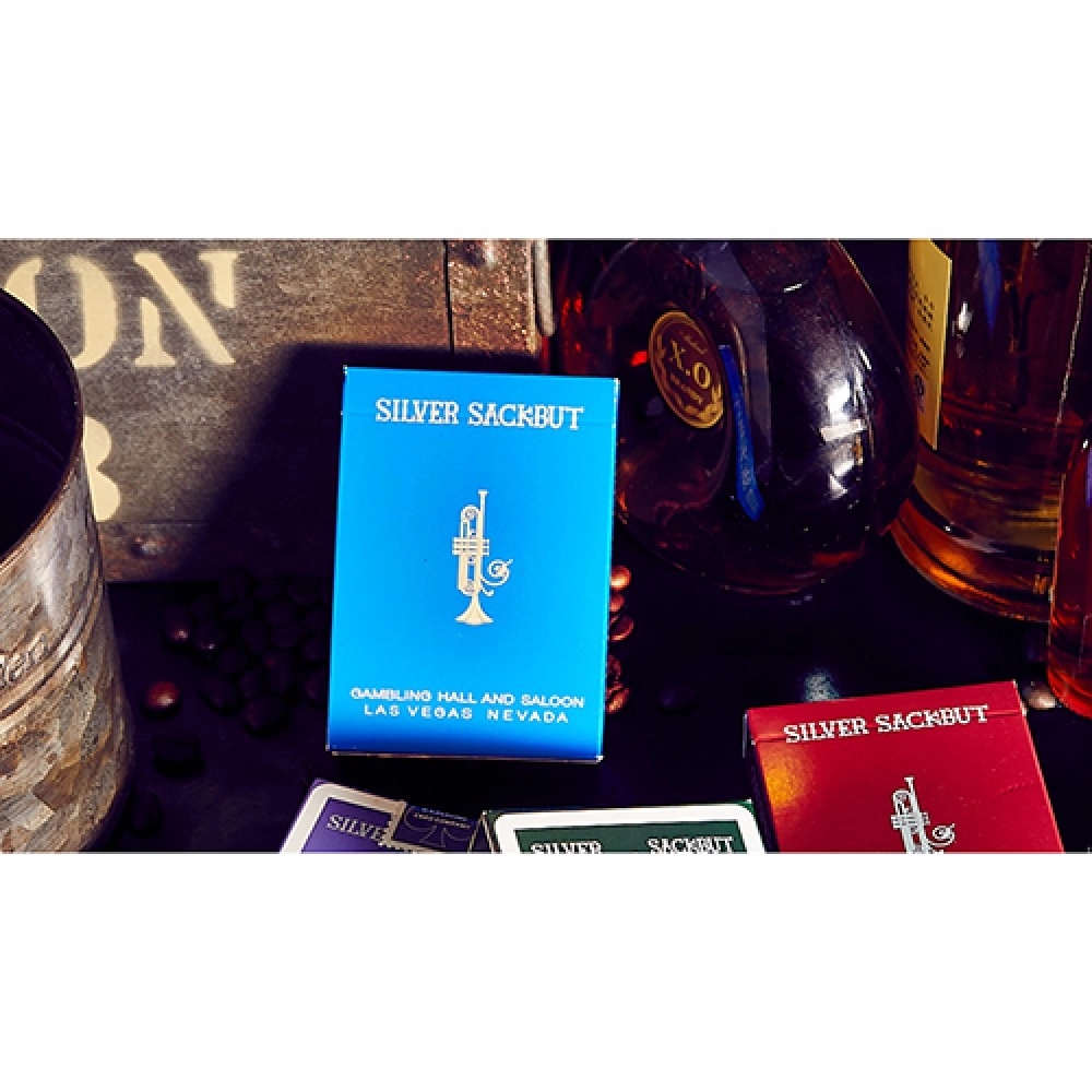 Mazzo di carte Silver Sackbut Playing Cards (Blue)