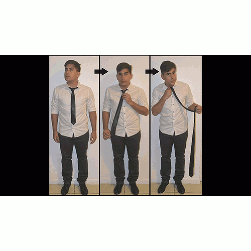 Comedy Necktie (Black) by Nahuel Olivera