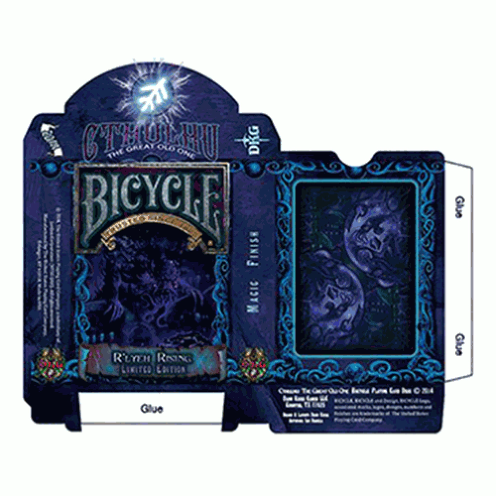Mazzo di carte Bicycle Cthulhu R'LYEH RISING Limited Edition Playing Cards