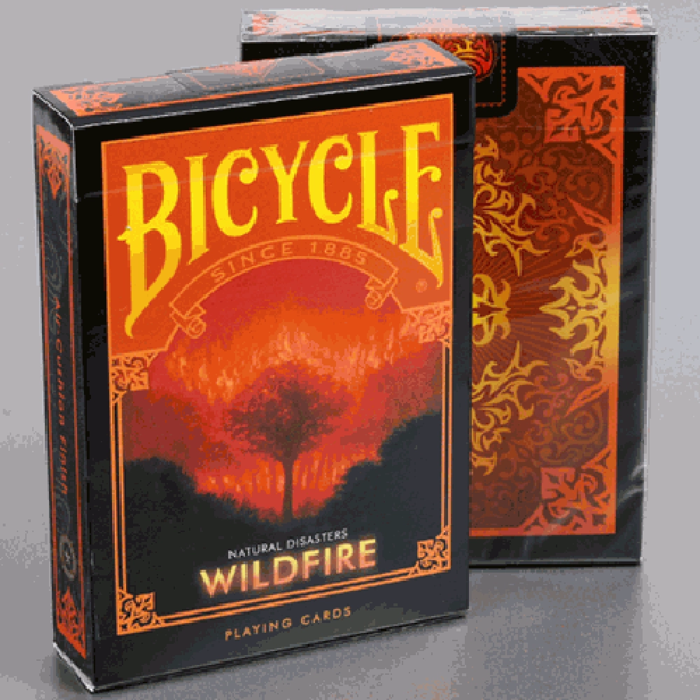 Mazzo di carte Bicycle Natural Disasters "Wildfire" by Collectable Playing Cards