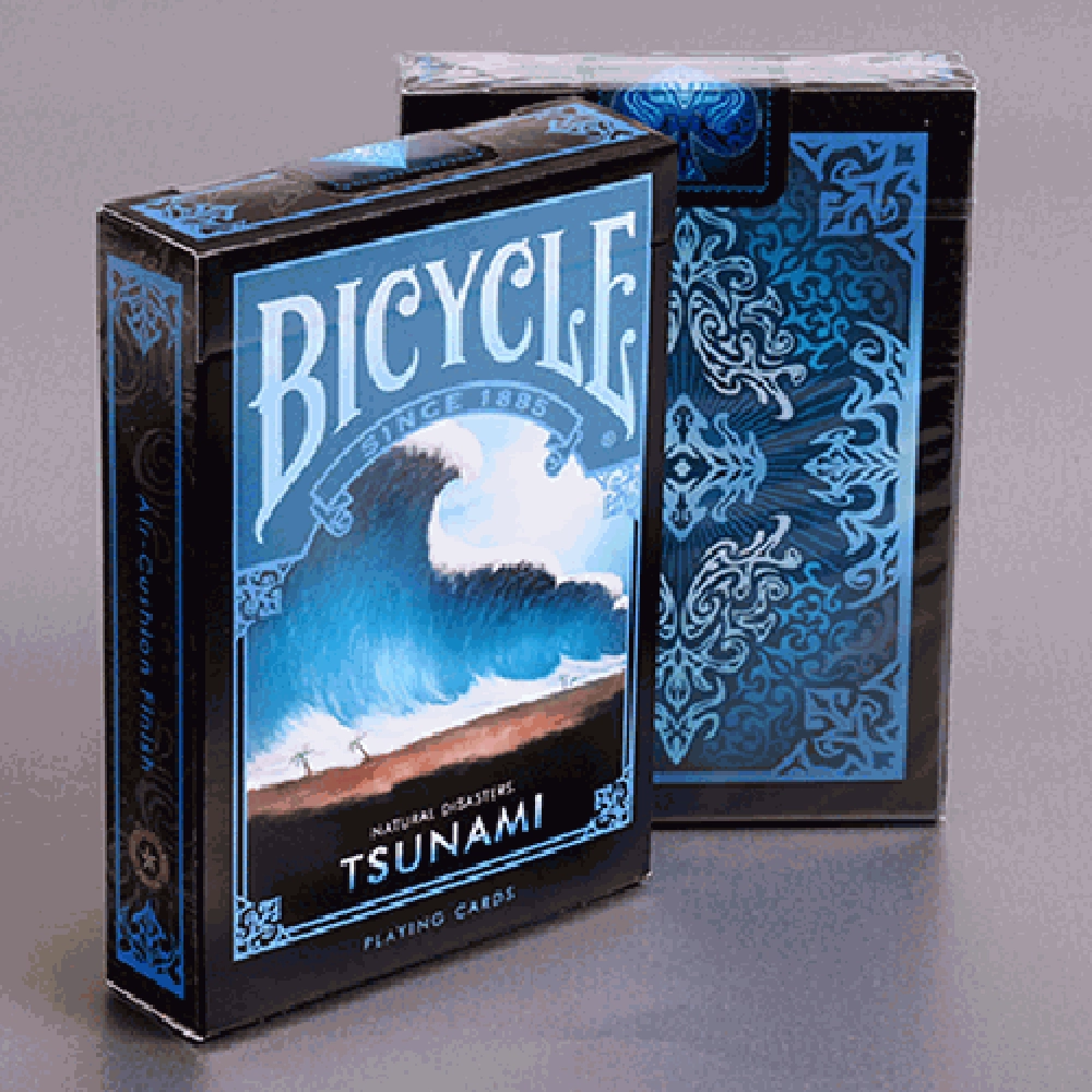 Mazzo di Carte Bicycle Natural Disasters Tsunami by Collectable Playing Cards