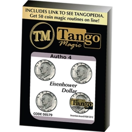 Autho 4 Eisenhower Dollar (Gimmicks and Online Instructions) by Tango