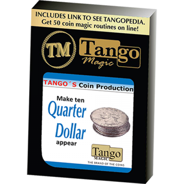 Tango Coin Production - Quarter D0185 (Gimmicks and Online Instructions) by Tango