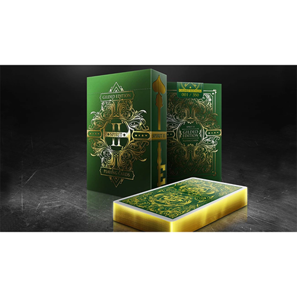 Mazzo di carte Spirit II Green (Gilded Edition) Playing Cards