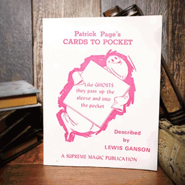 Patrick Page's Cards to Pocket by Lewis Ganson - Libro