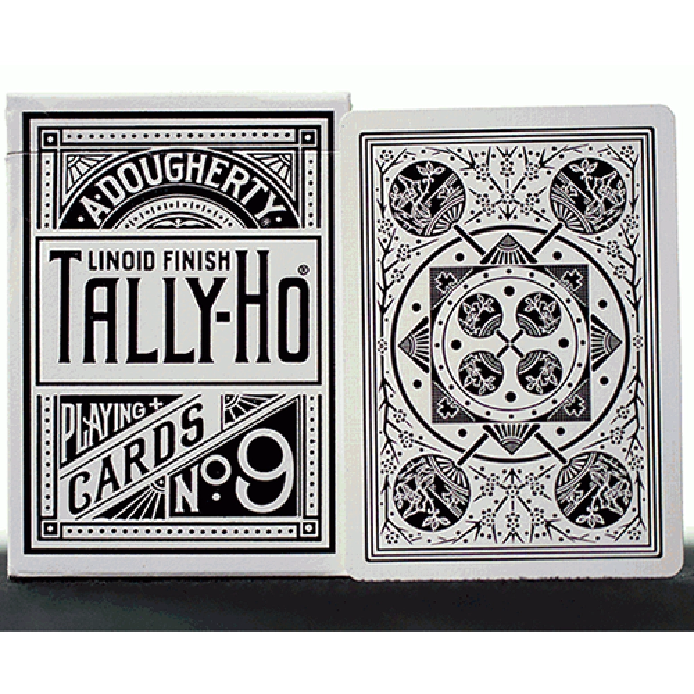 Mazzo di Carte White Tally Ho (Fan Back) Playing Cards