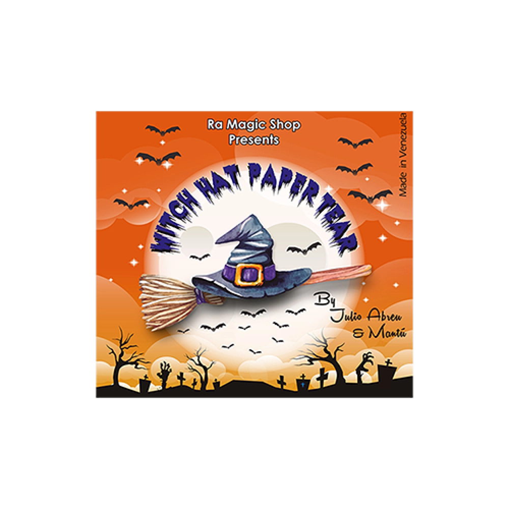 Witch Hat Paper Tear by Ra Magic - Da Carta a Cappello da Strega