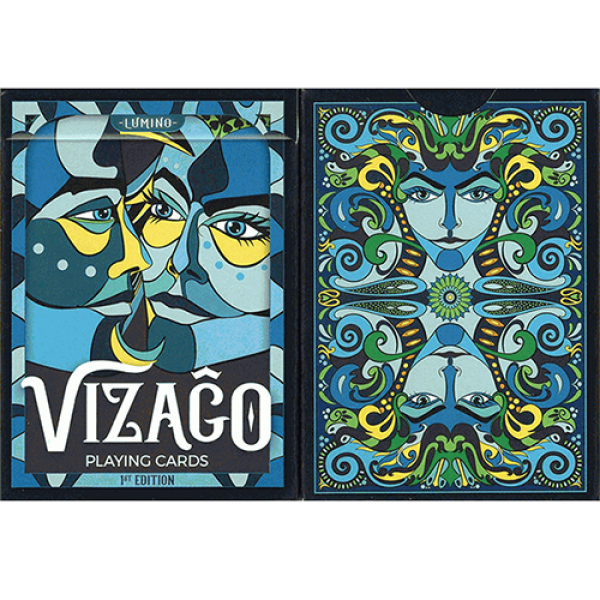 Mazzo di Carte VIZAGO Lumino (Blue) Playing Cards