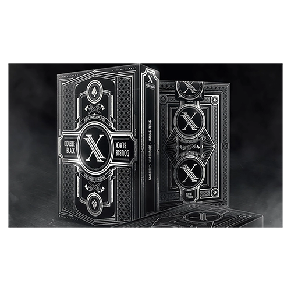 Mazzo di carte Double Black (Unbranded) Classic Edition Playing Cards