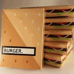 Mazzo di carte Burger Created by FLAMINKO Playing Cards