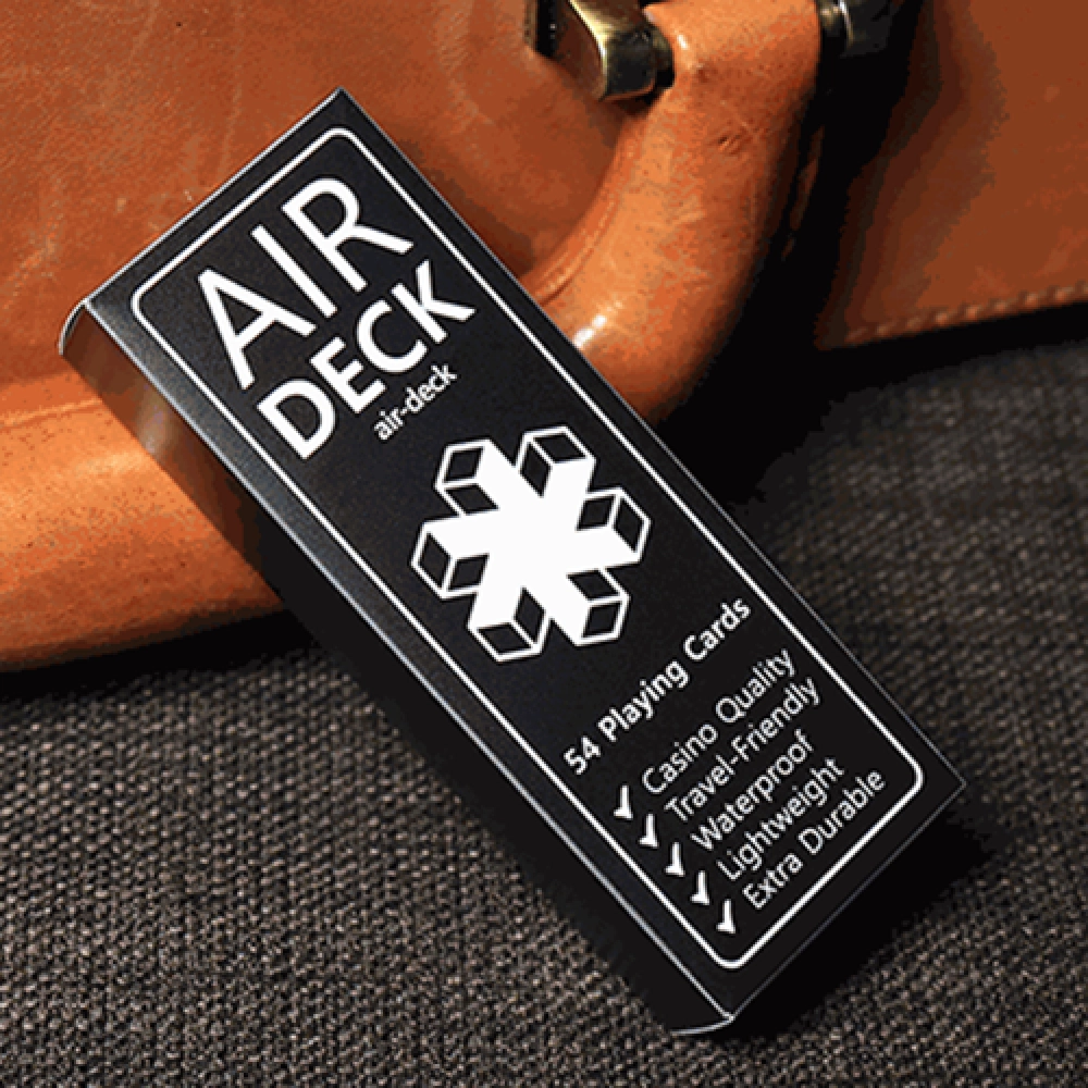 Air Deck - The Ultimate Travel Playing Cards (Black)