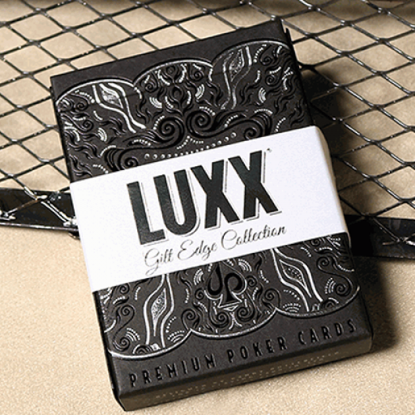 Mazzo di Carte LUXX Gilt Edge Playing Cards (Silver)