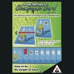 Jumbo Champagne Card (Stage) by Astor