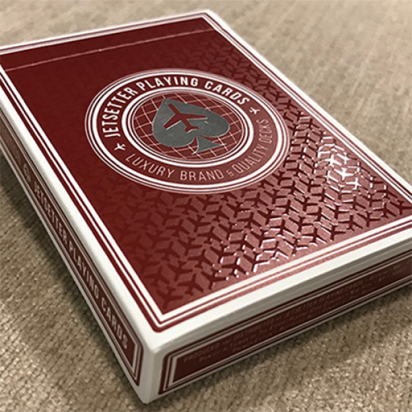 Mazzo di carte Premier Edition in Restricted Red by Jetsetter Playing Cards