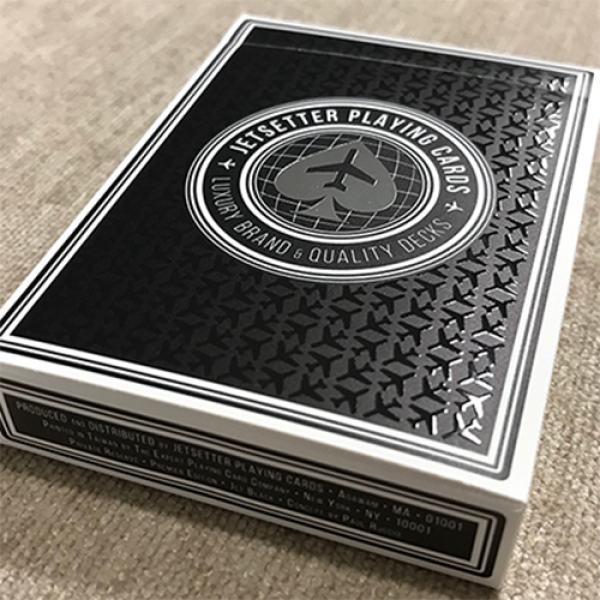 Mazzo di carte Premier Edition in Jet Black (Private Reserve) by Jetsetter Playing Cards