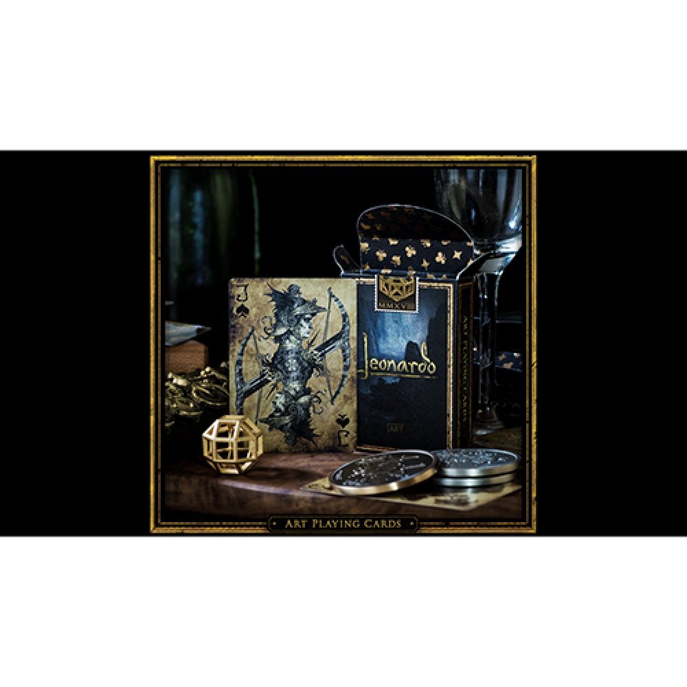 Mazzo di carte Leonardo MMXVIII Gold Edition by Art of Playing Cards