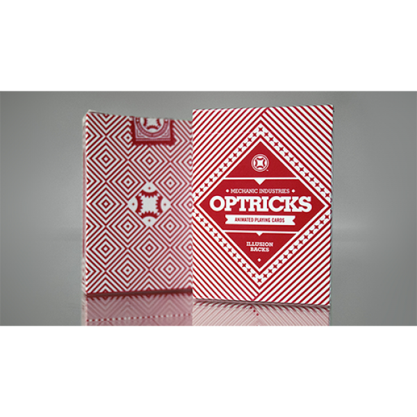 Mazzo di carte Mechanic Optricks (Red) Deck by Mec...