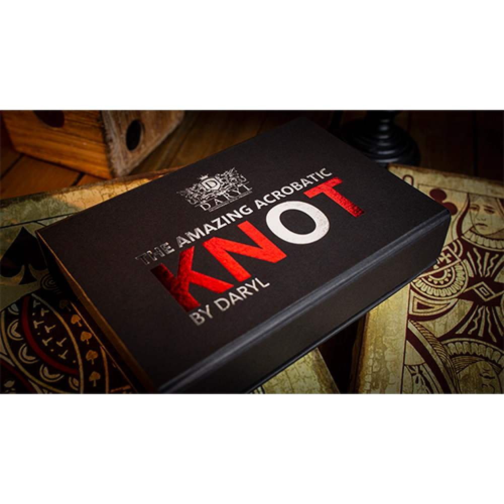 Amazing Acrobatic Knot w/xtra knot Red and White (Gimmicks and Online Instructions) by Daryl