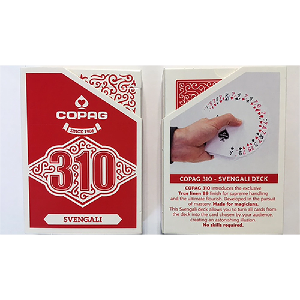 Mazzo di carte Copag 310 Svengali (Red) Playing Cards