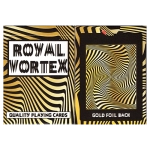 Mazzo di carte Royal Vortex Gold Foil Playing Cards Gemaco