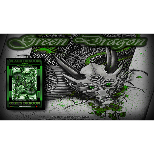 Mazzo di carte Green Dragon Playing Cards (Standar...