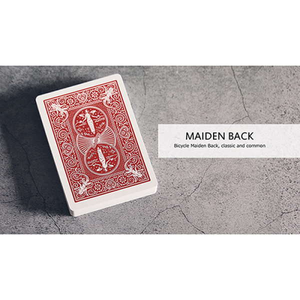 Mazzo di carte Bicycle Maiden Marked Playing Cards (Red)