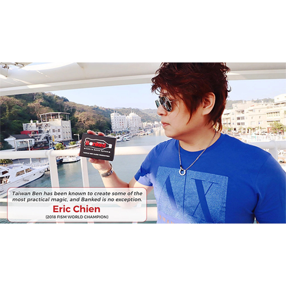 Banked - Red, Coca-Cola (Gimmicks and Online Instructions) by Taiwan Ben