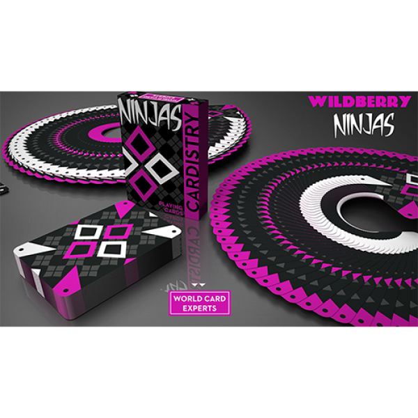 Mazzo di carte Cardistry Ninja Wildberry by De'vo ...