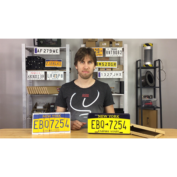 LICENSE PLATE PREDICTION - NEW YORK (Gimmicks and Online Instructions) by Martin Andersen