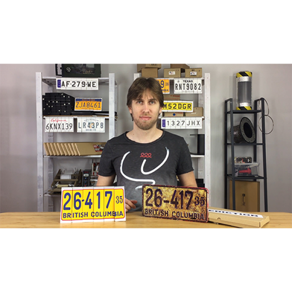 LICENSE PLATE PREDICTION - VINTAGE (Gimmicks and Online Instructions) by Martin Andersen