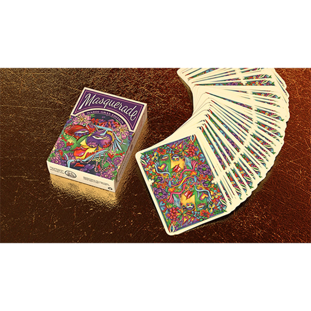 Mazzo di carte Masquerade: Mardi Gras Edition Playing Cards by Denyse Klette
