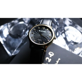 Infinity Watch V2 - Gold Case Black Dial Version (Gimmick and Online Instructions) by Bluether Magic