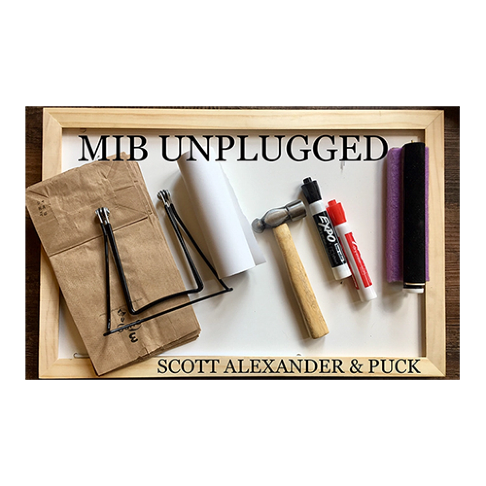 MIB UNPLUGGED (Gimmicks and Online Instructions) by Scott Alexander & Puck