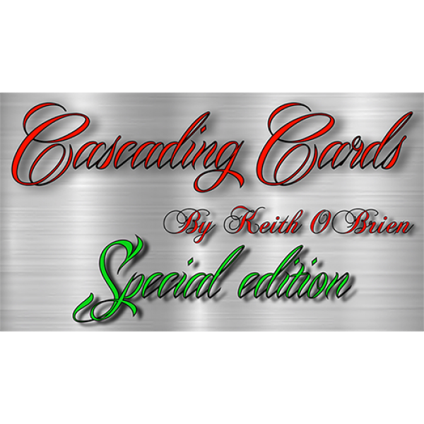 Special Edition Cascading Cards (Cherry Reno Red) by Keith O'Brien